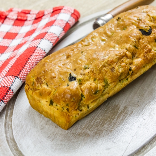 Minoterie Drean Minoterie Lorient CAKE POIVRONS FETA ET OLIVES NOIRES
